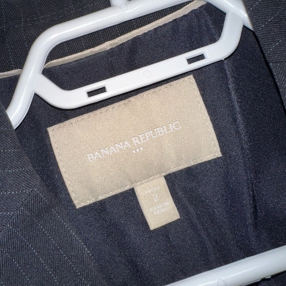 Banana Republic Factory navy striped blazer - Picture 3 of 7